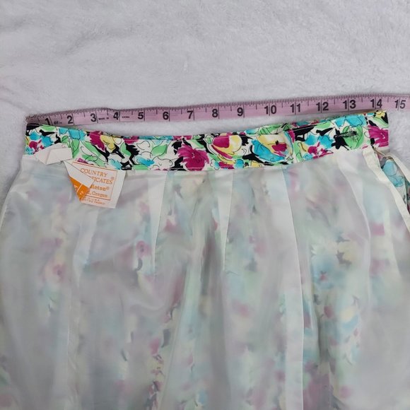 Vintage country sophisticates by pendleton Floral Rayon Skirt - Picture 11 of 12